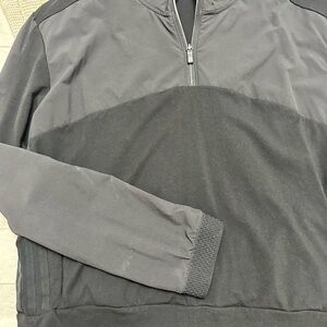 Black Quarter-Zip Pullover